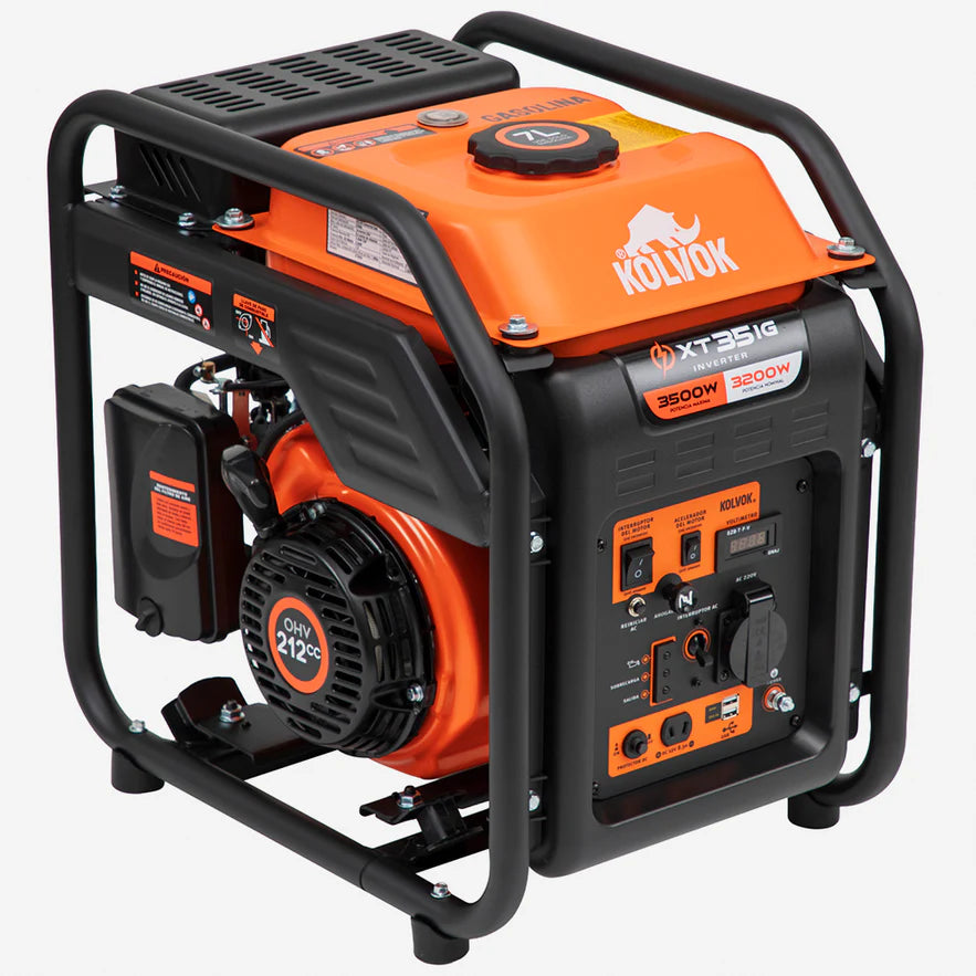 GENERADOR MONO XT35IG 3.5KVA GASOLINA KOLVOK