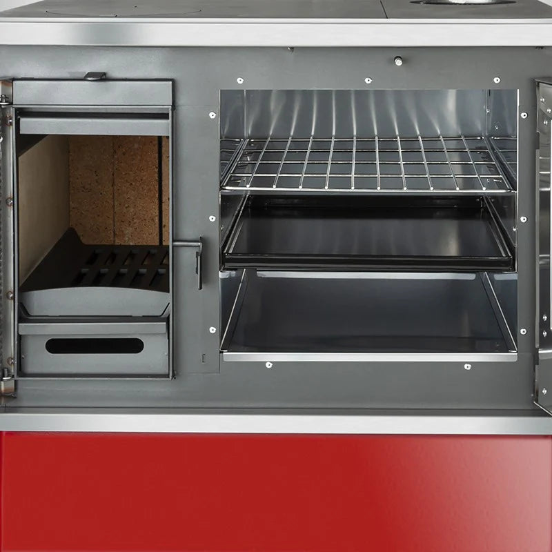 COCINA A LEÑA ALLEGRA ROJA AMESTI