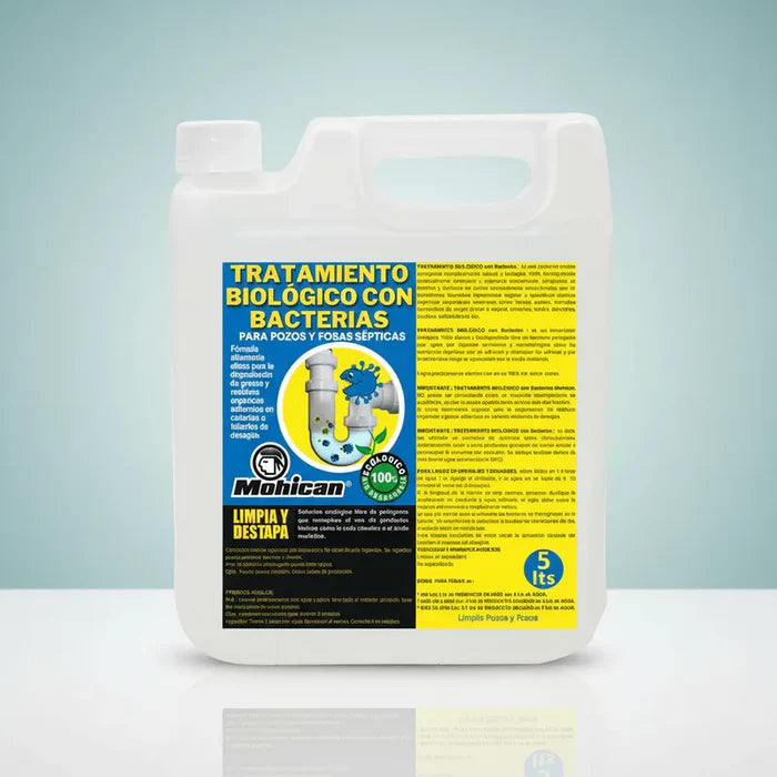 TRATAMIENTO BIOLÓGICO CON BACTERIAS(FOSAS Y CÁMARAS) MOHICAN