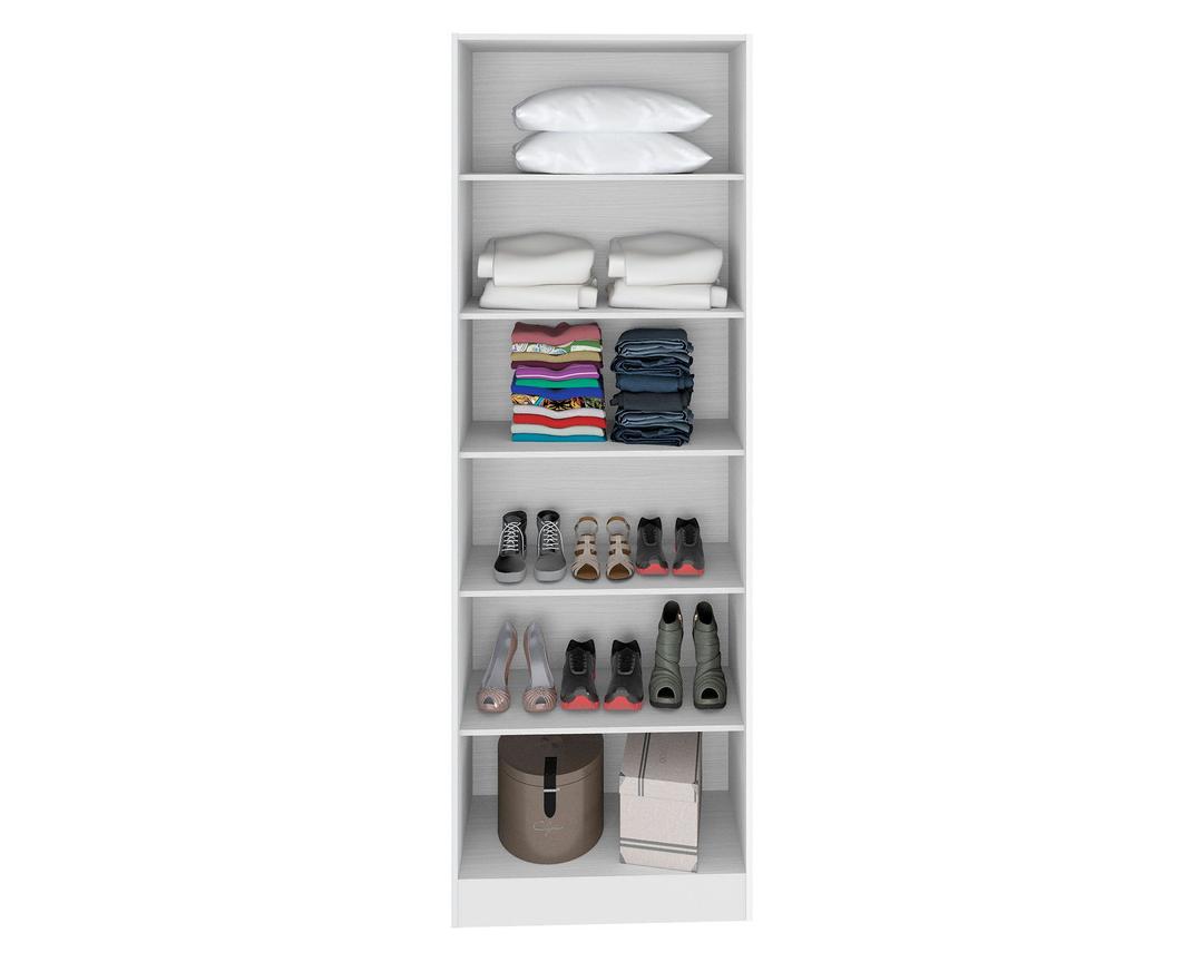 MUEBLE DESPENSA COCINA 2 PUERTAS 61X160X31,5 CM BLANCO