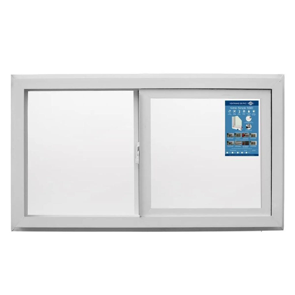 VENTANA CORREDERA ADVANCE VS 140X120CM BLANCO