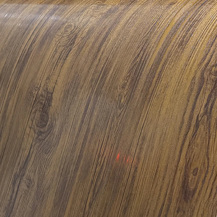 ZINC ALUM 5V TEXTURIZADO MADERA CASTAÑO  0.895x2.50x0.4MM