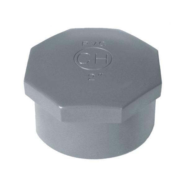 TAPA TORNILLO HE PVC 2" HIDRAÚLICO
