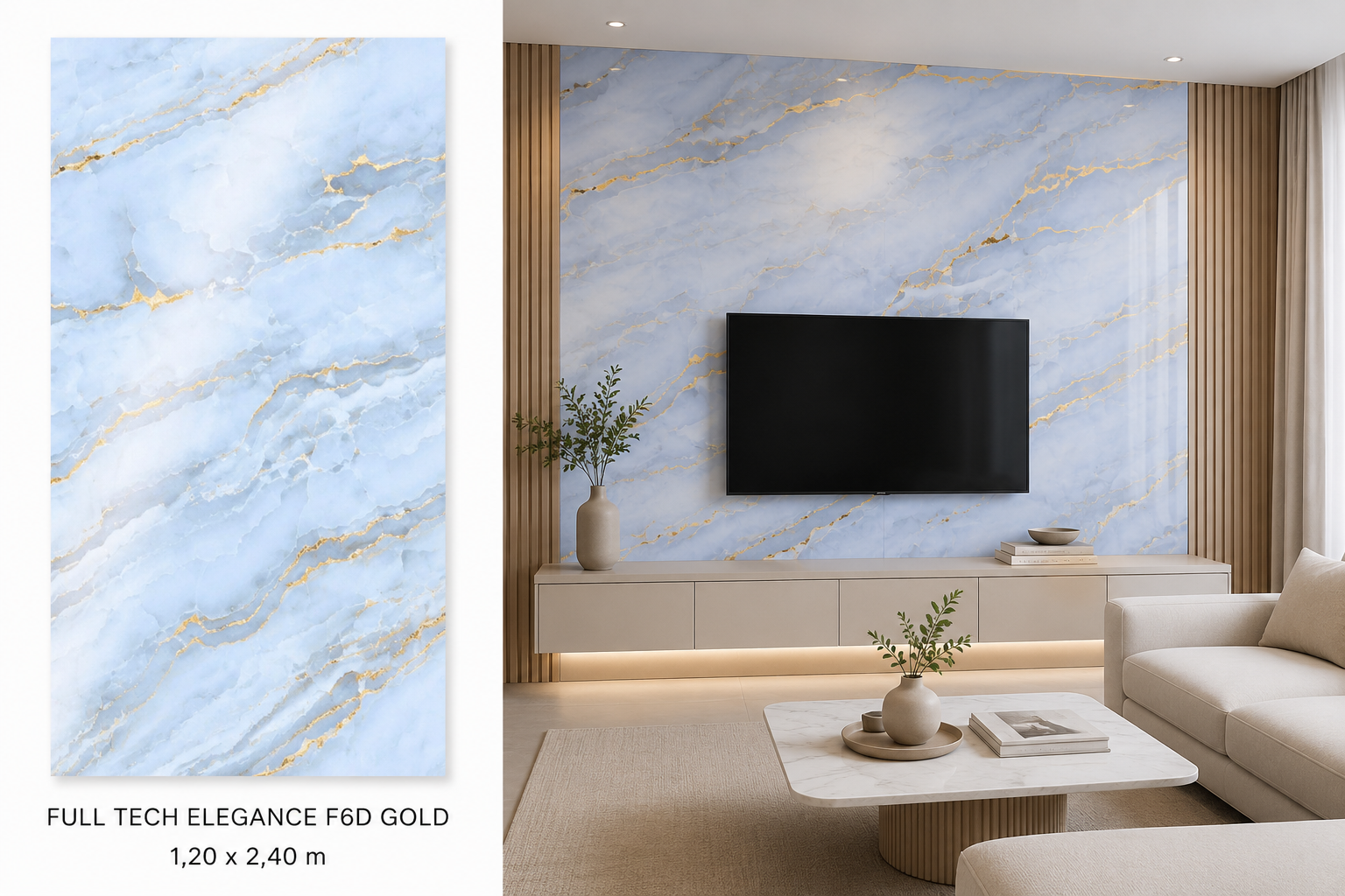 FULL TECH ELEGANCE F6D GOLD 1,20X2,40