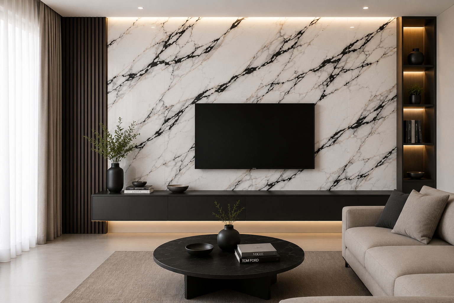 FULL TECH ELEGANCE F20G 1,20 X 2,40 MARMOL NEGRO OFERTA FINAL
