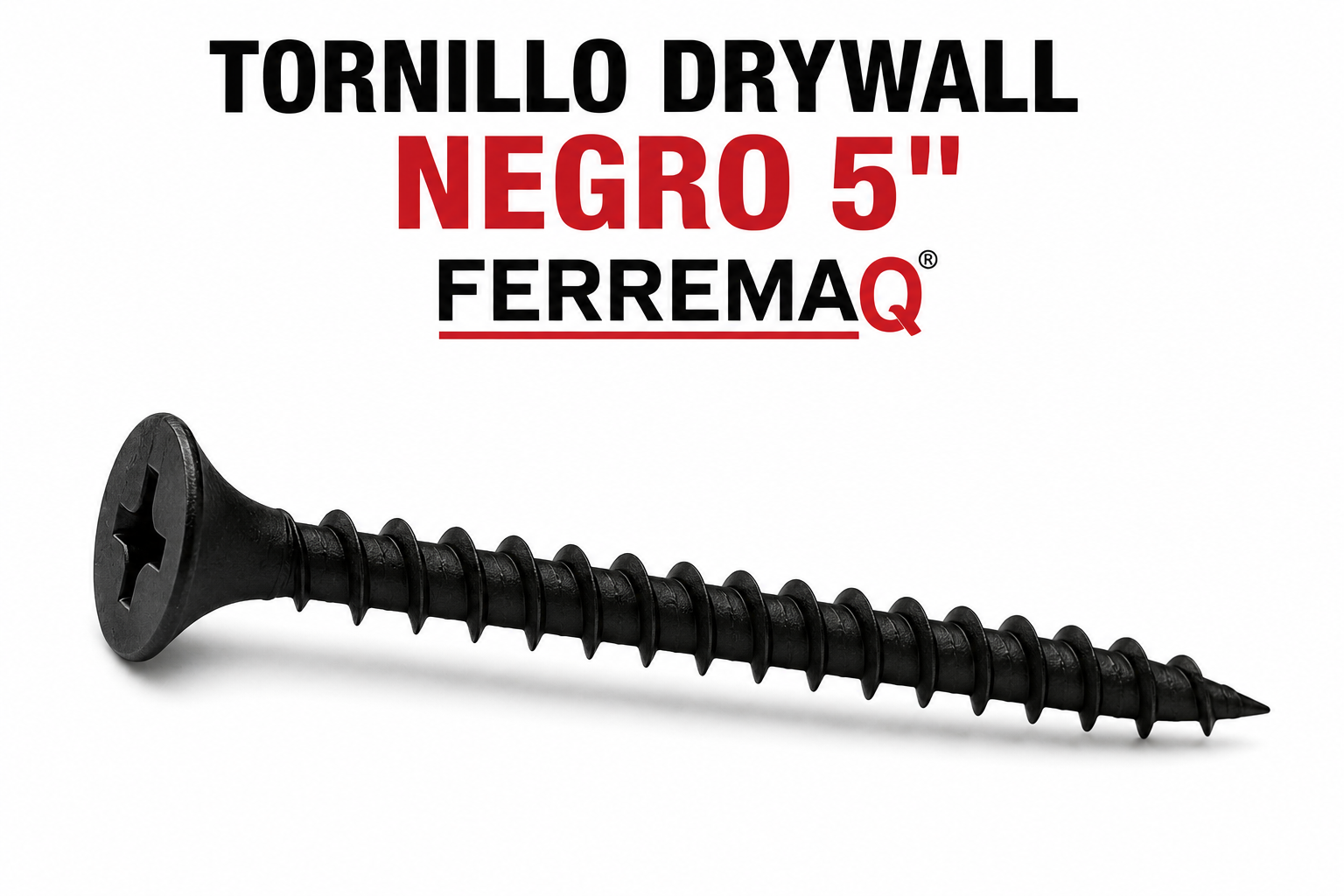 TORNILLO DRYWALL NEGRO 5"