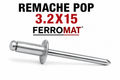REMACHE POP 3.2X15 FERROMAT