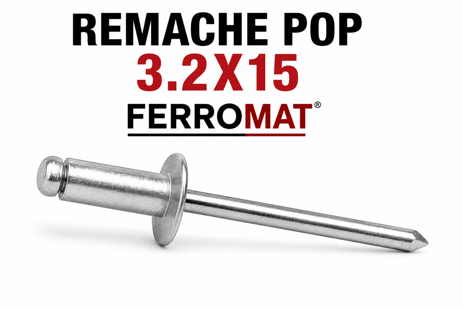 REMACHE POP 3.2X15 FERROMAT