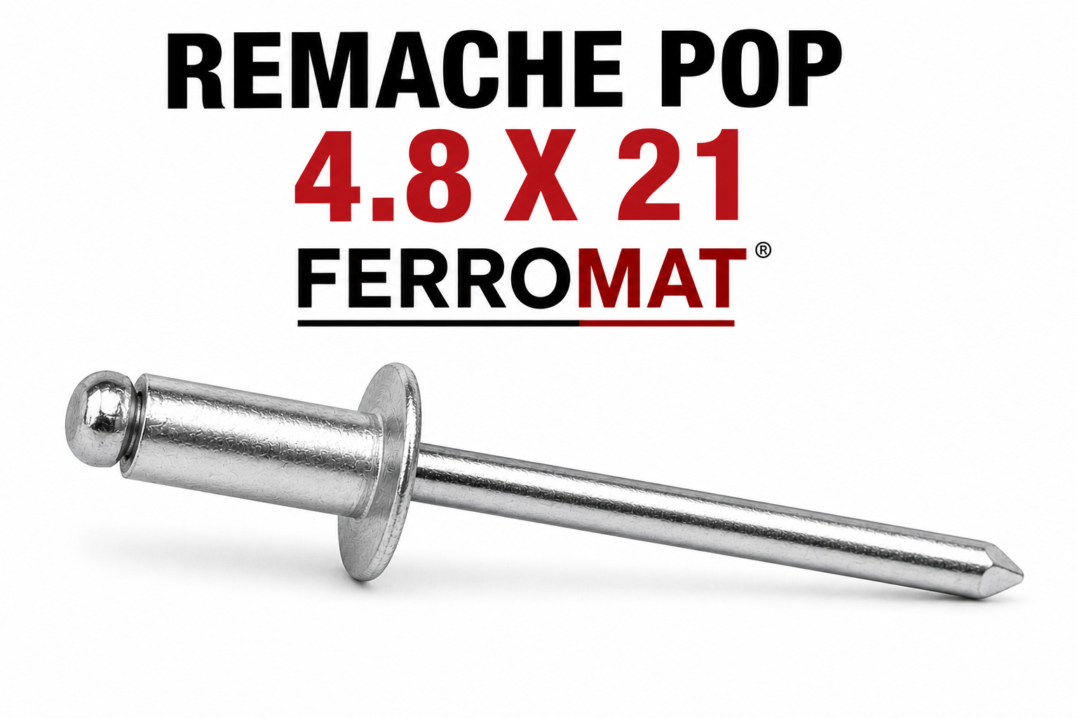 REMACHE POP 4.8 X 21 FERROMAT