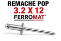 REMACHE POP 3.2X12 FERROMAT