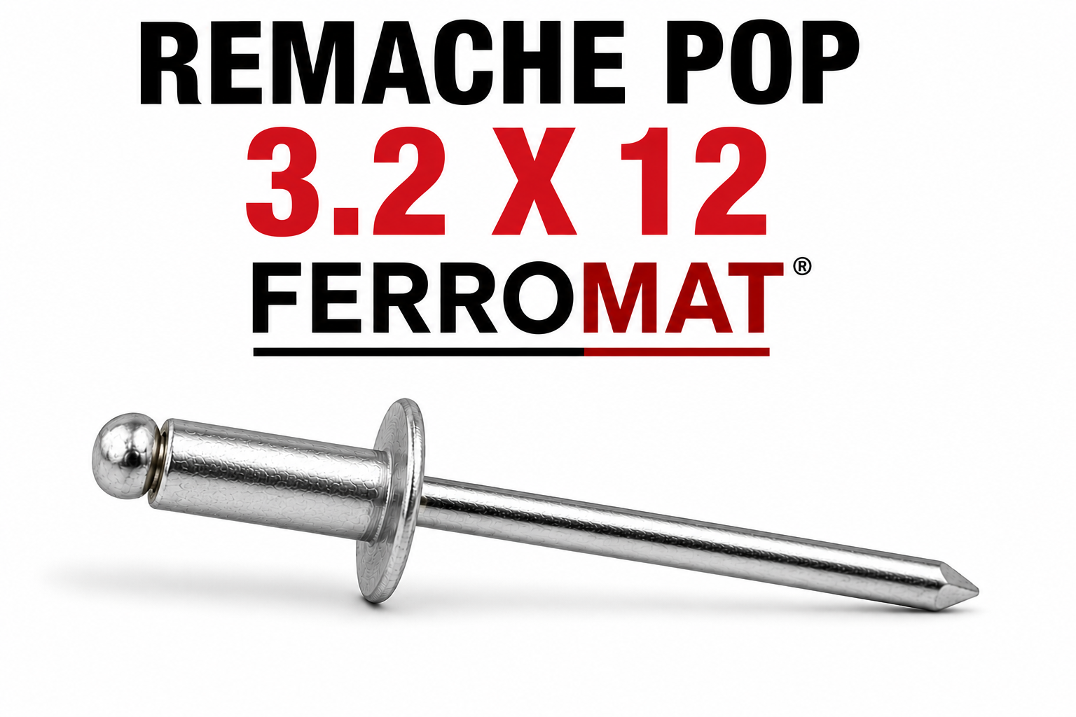 REMACHE POP 3.2X12 FERROMAT