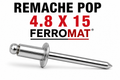 REMACHE POP 4.8 X 15 FERROMAT