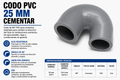CODO PVC 25 MM CEMENTAR