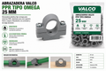 ABRAZADERA VALCO PPR TIPO OMEGA 25 MM