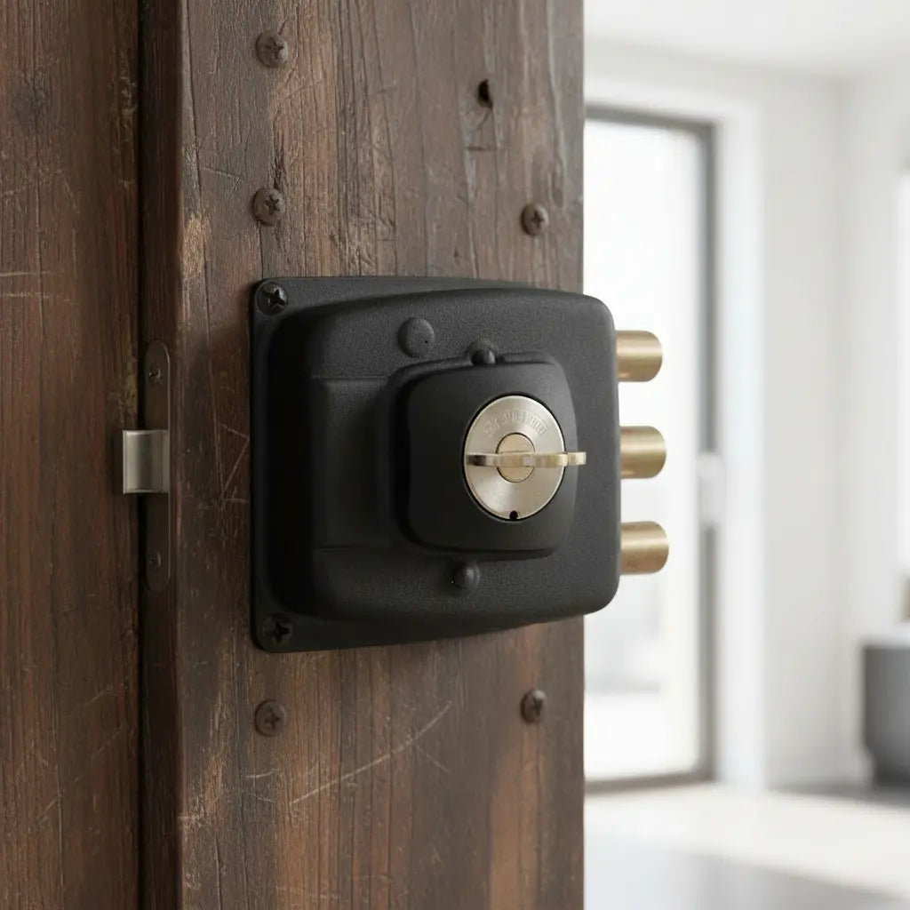 CERRADURA SOBREPONER DE SEGURIDAD 2070-CI.N SCANAVINI 30-50 MM