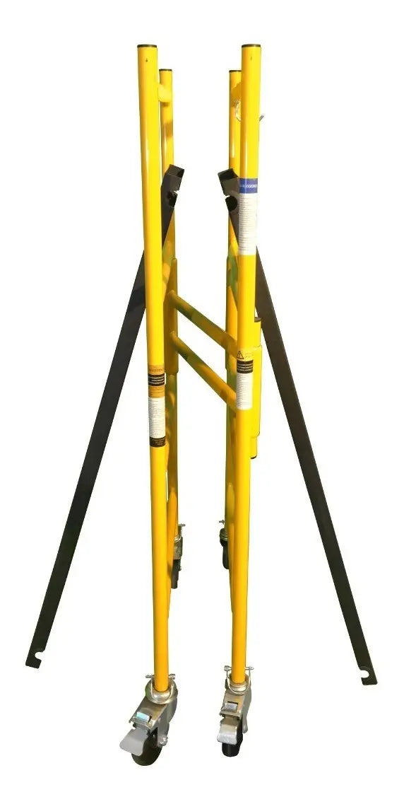 ANDAMIO ACERO PLEGABLE MINI 150 KG/MAX CON TABLÓN