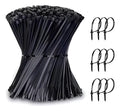 AMARRA PLASTICA 400 MM X 4,8 NEGRA SET 10