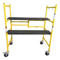 ANDAMIO ACERO PLEGABLE MINI 150 KG/MAX CON TABLÓN