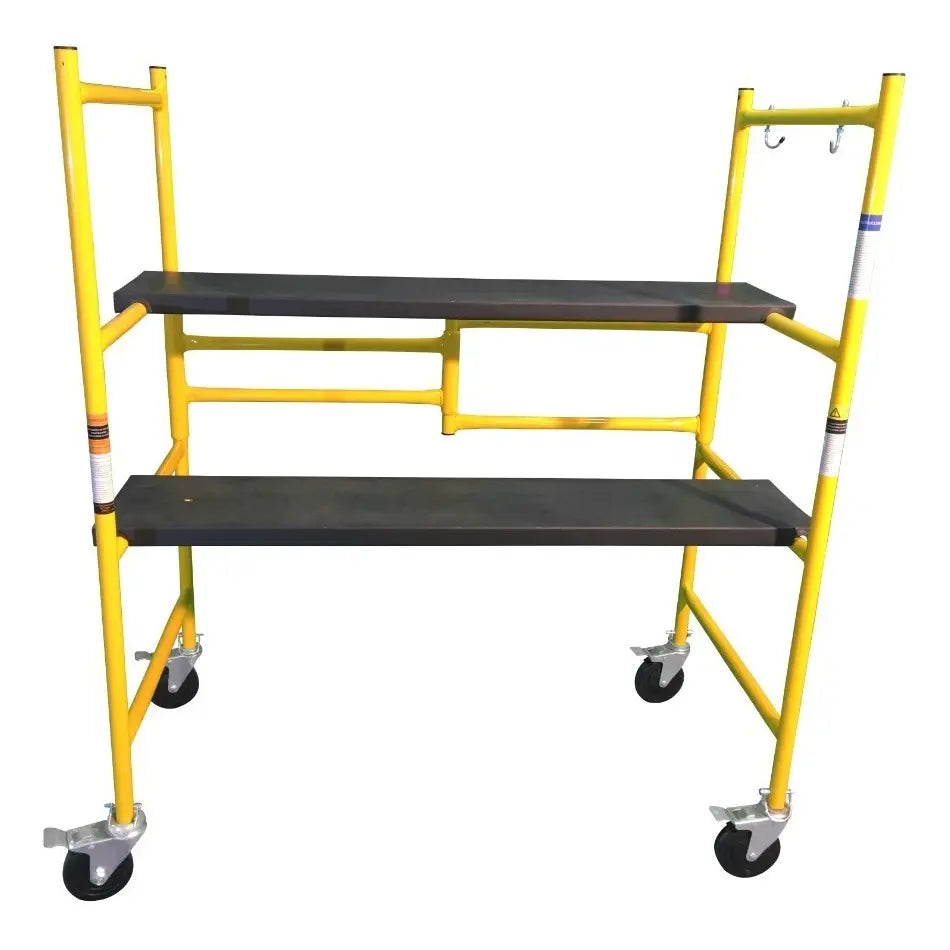 ANDAMIO ACERO PLEGABLE MINI 150 KG/MAX CON TABLÓN