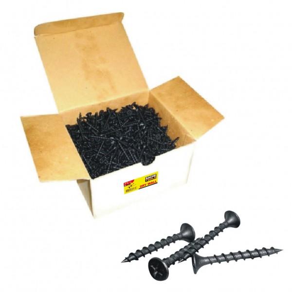 TORNILLO DRYWALL NEGRO MADERA 6X2 CAJA 100 UN