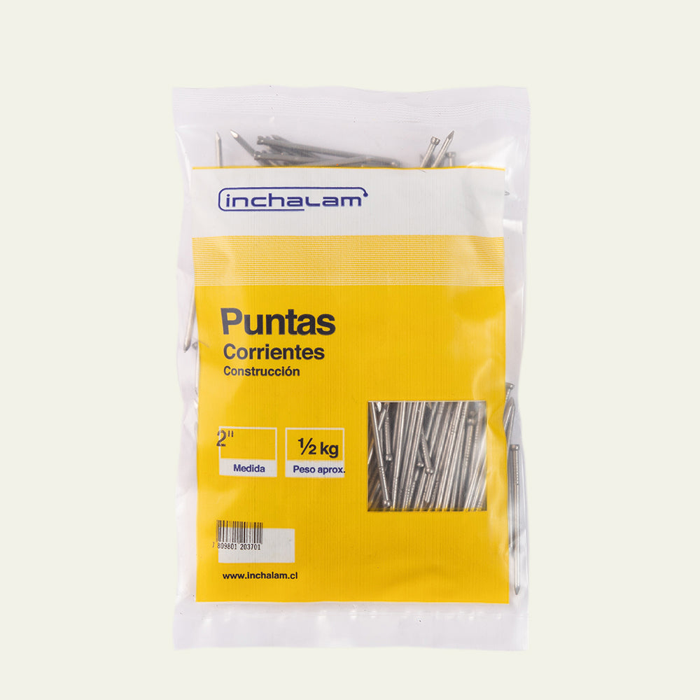 PUNTAS CORRIENTES DE 2,5" X KILO