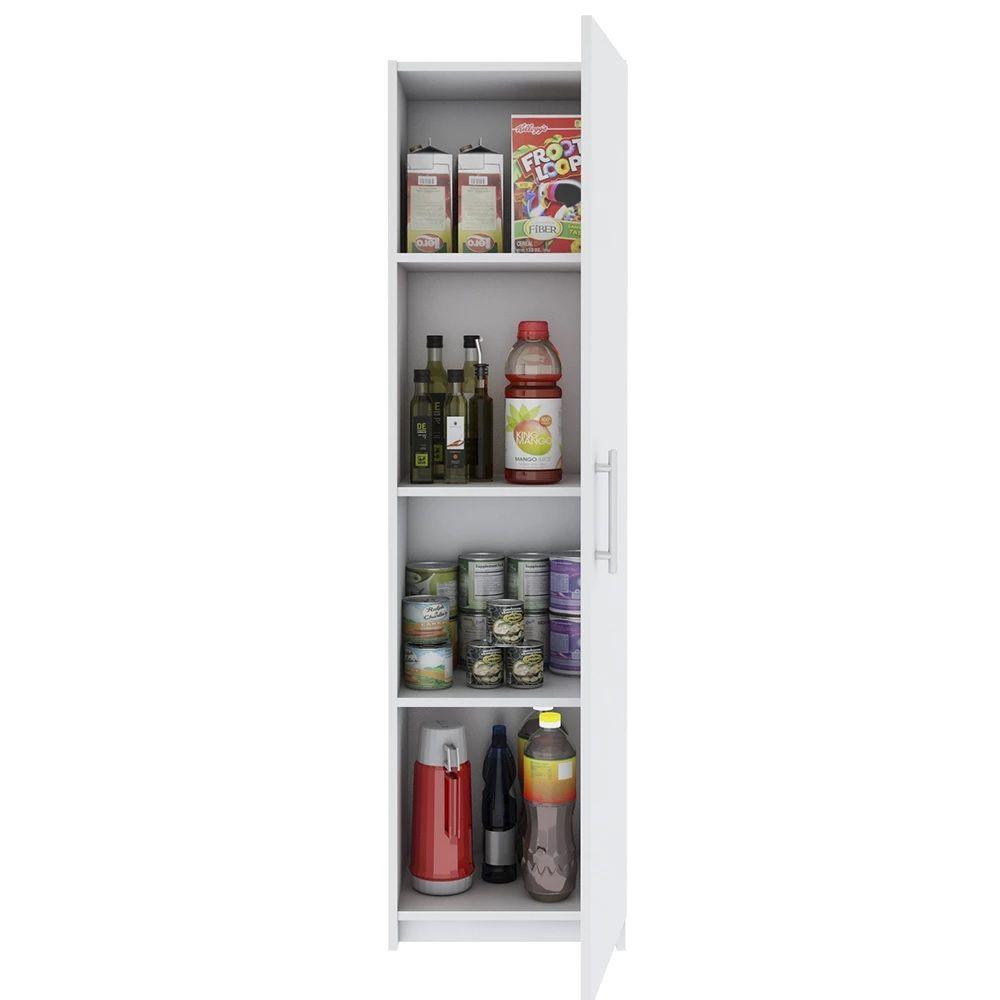 MUEBLE DESPENSA COCINA 1 PUERTA 35X160X31,5 CM BLANCO