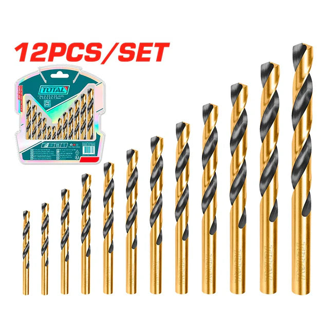 SET BROCAS METAL HSS 12 PIEZAS TOTAL