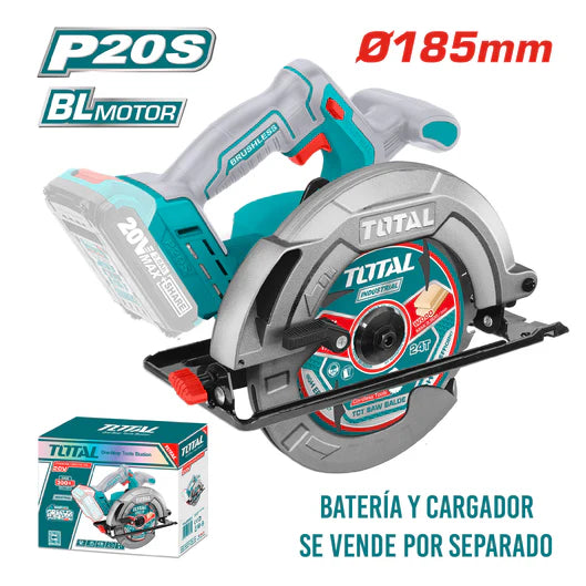 SIERRA CIRCULAR TOTAL 71/4" INALAMBRICO 20V TSLI18511