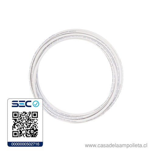 CABLE LIBRE ALOGENO EVA 2,5 MM BLANCO