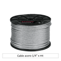 CABLE ACERO 1/4"