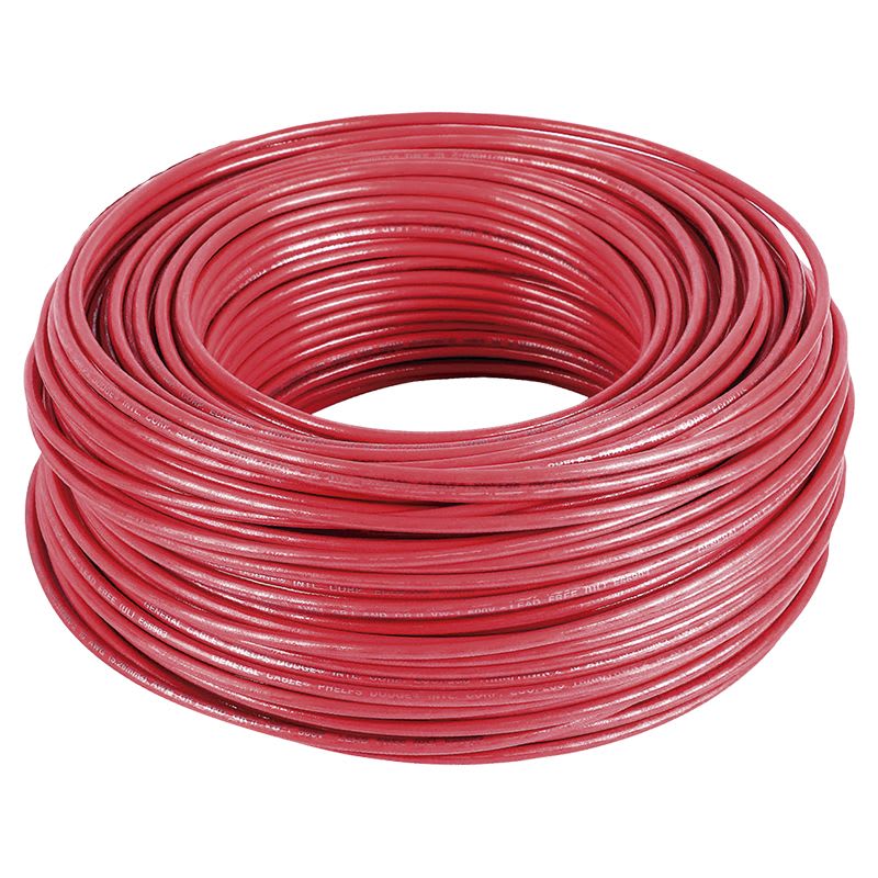 CABLE LIBRE ALOGENO EVA 4 MM ROJO