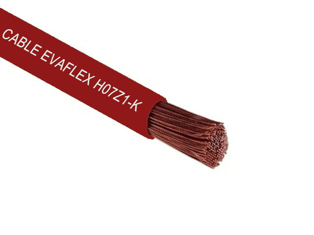 CABLE LIBRE ALOGENO EVA 4 MM ROJO