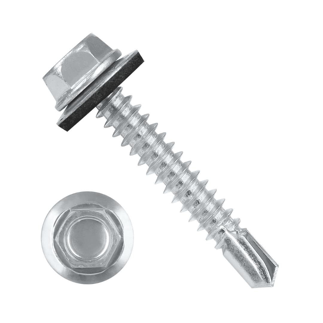 TORNILLO HEXAGONAL PUNTA BROCA 12 X 1" CAJA 200 UN