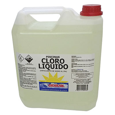 CLORO LIQUIDO BIDON 5 LT DIDEVAL