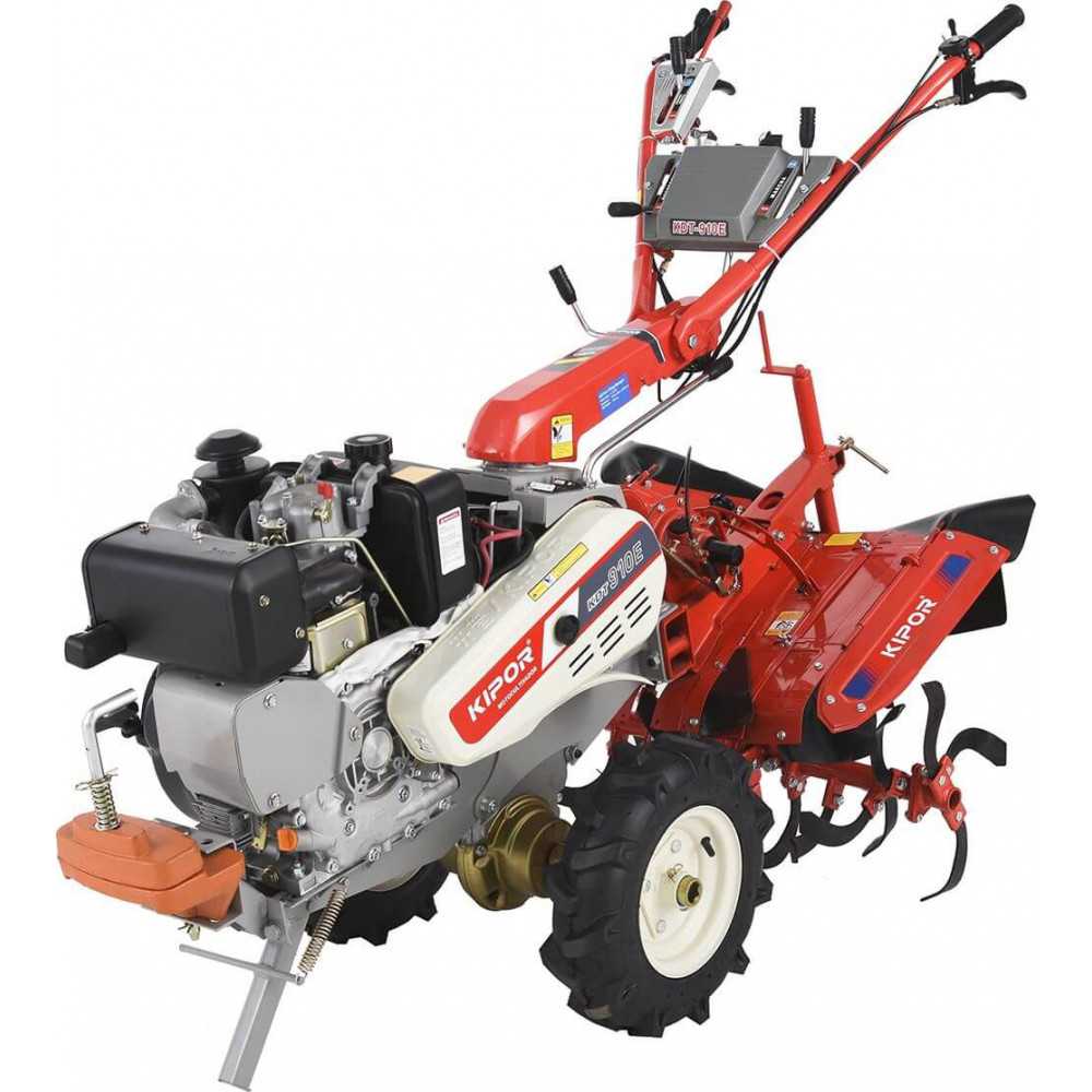 MOTOCULTIVADOR KIPOR DIÉSEL 10HP PARTIDA ELECTRICA KDT910E
