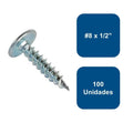 TORNILLO LENTEJA PUNTA FINA 8X1/2" FERREMAQ 100UN