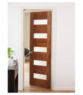PUERTA PINO SOLIDA BORDE RIO VIDRIADA 0,70X2,00