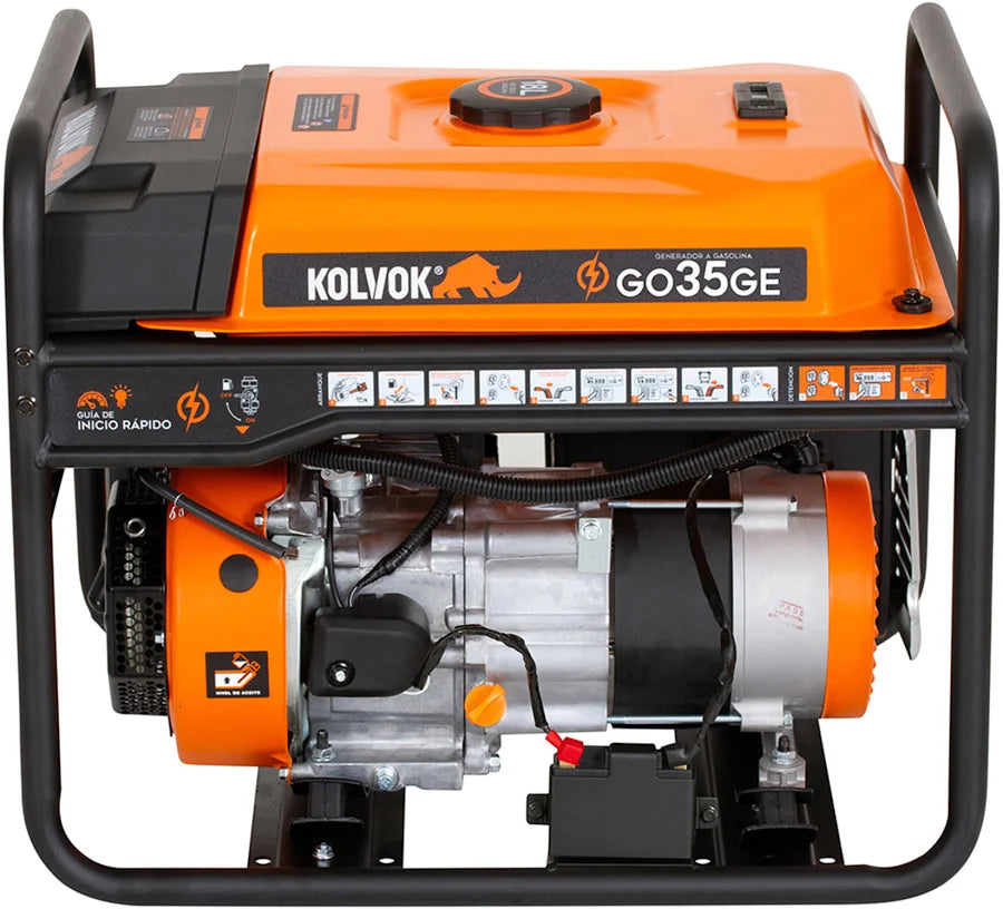GENERADOR MONO GO35GE 3.5KVA GASOLINA KOLVOK