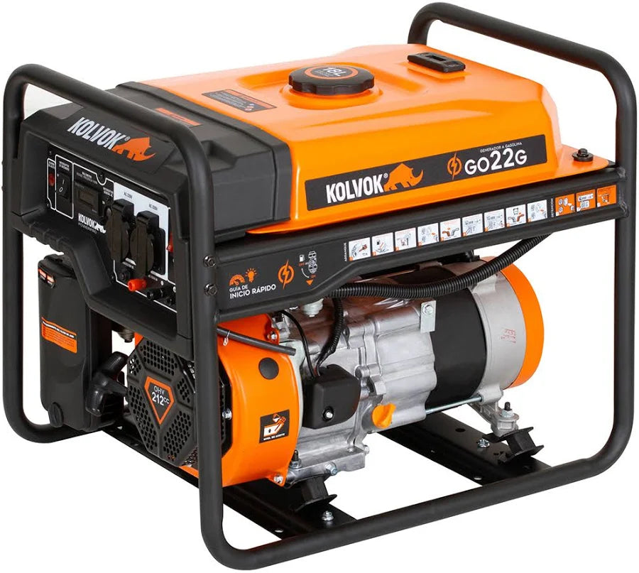 GENERADOR MONO GO22G 2.2KVA GASOLINA KOLVOK