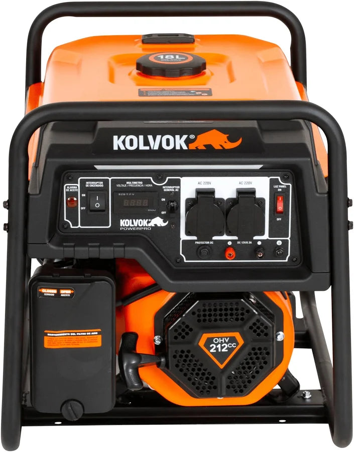 GENERADOR MONO GO22G 2.2KVA GASOLINA KOLVOK