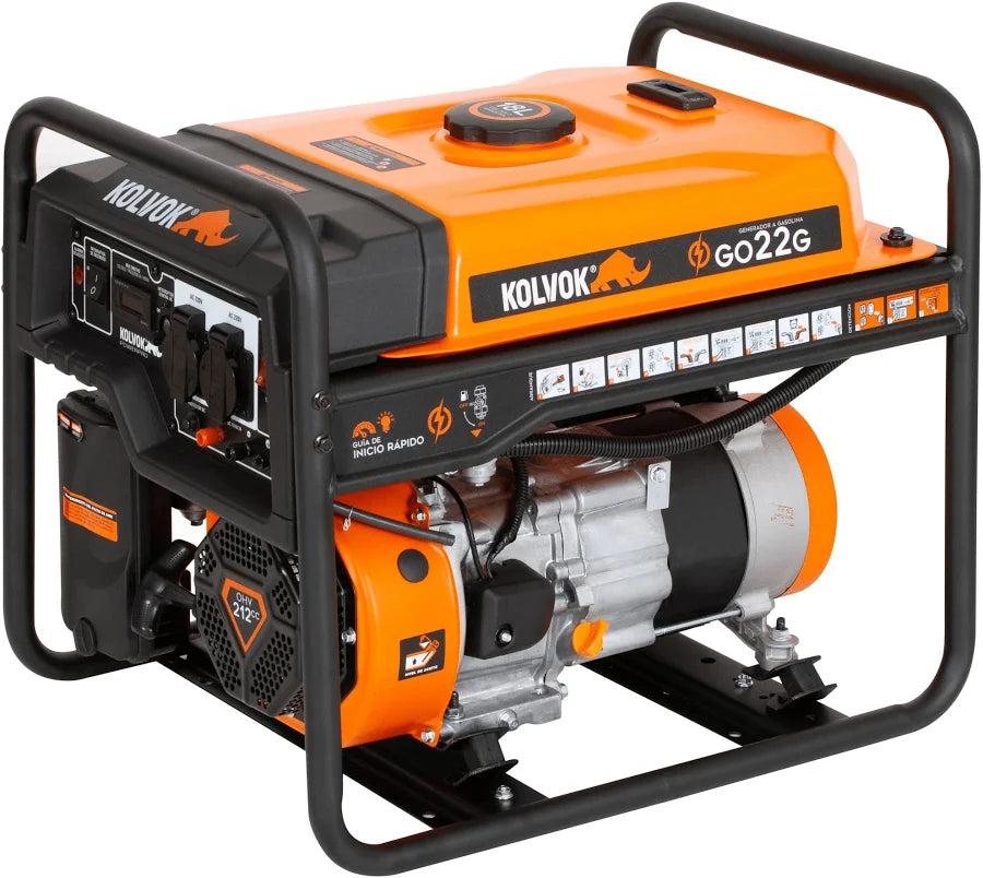GENERADOR MONO GO22G 2.2KVA GASOLINA KOLVOK