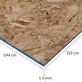OSB APA - PAIS 9,5 MM 1.22 X 2.44 MTS