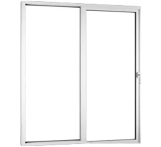 VENTANA ALUMINIO MATE 91X50 CORR. 2 MOV. CRISTAL STIPOLITE