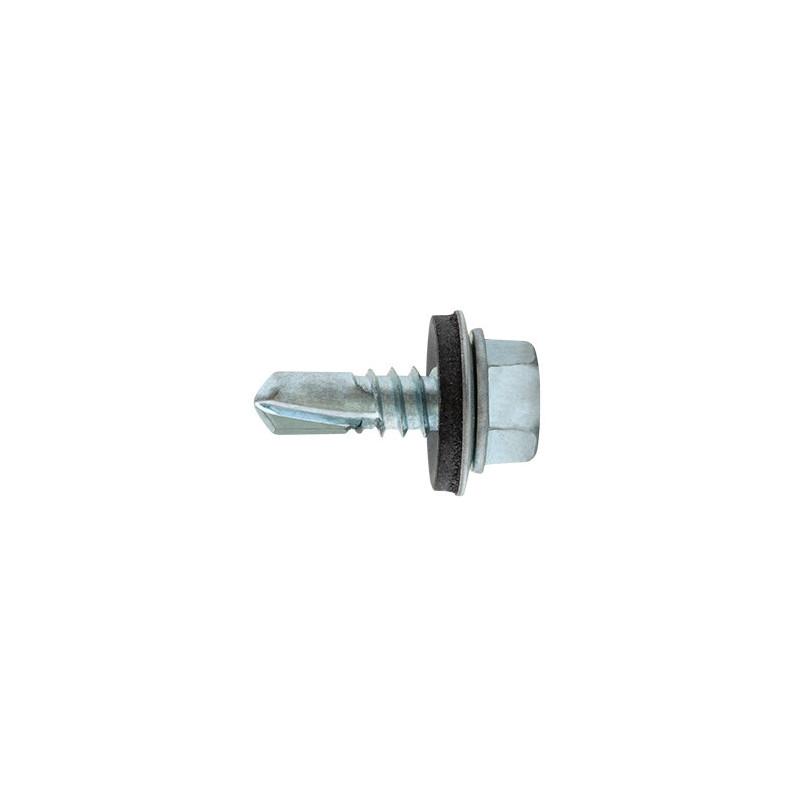 TORNILLO HEXAGONAL PUNTA BROCA 12-14X3/4" TITAN