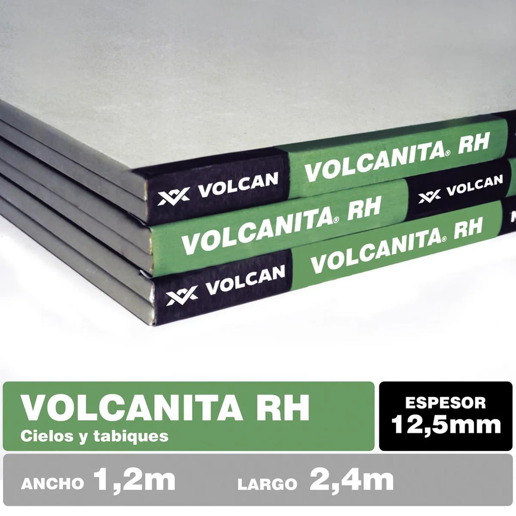 PLANCHA VOLCANITA RH 12,5MM 1.20x2.40MTS