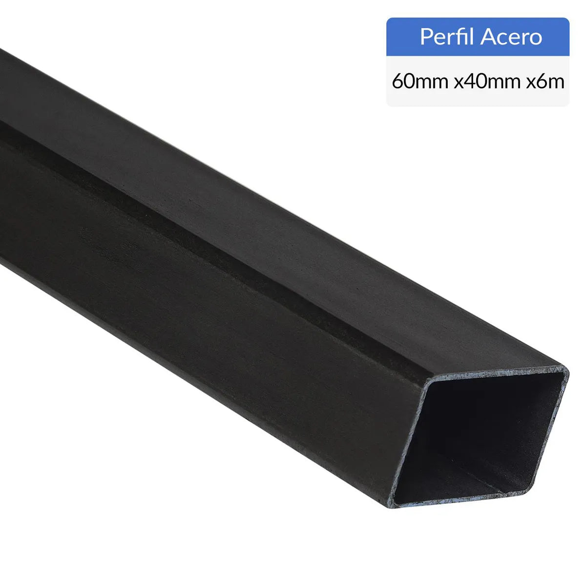 PERFIL RECTANGULAR 60X40X2 MM BARRA