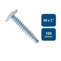 TORNILLO LENTEJA PUNTA BROCA 8 X 1" CAJA 100 UN
